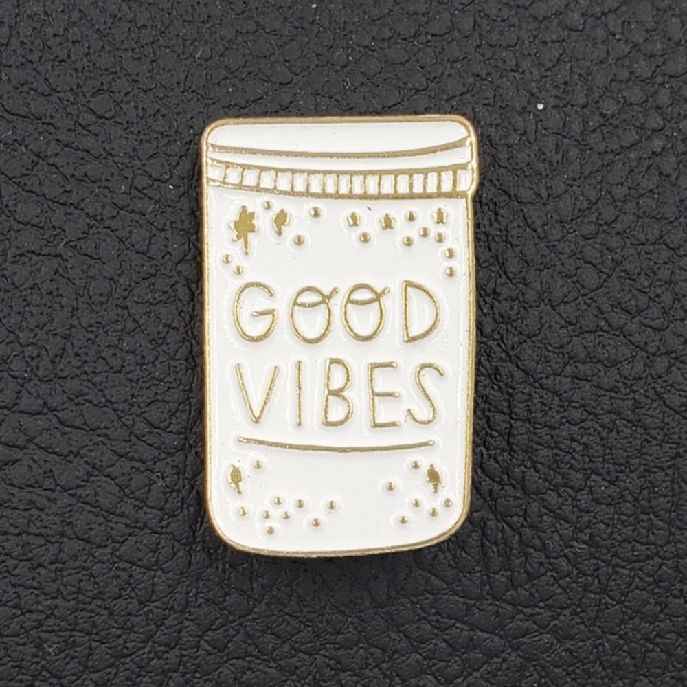 Good Vibes enamel pin